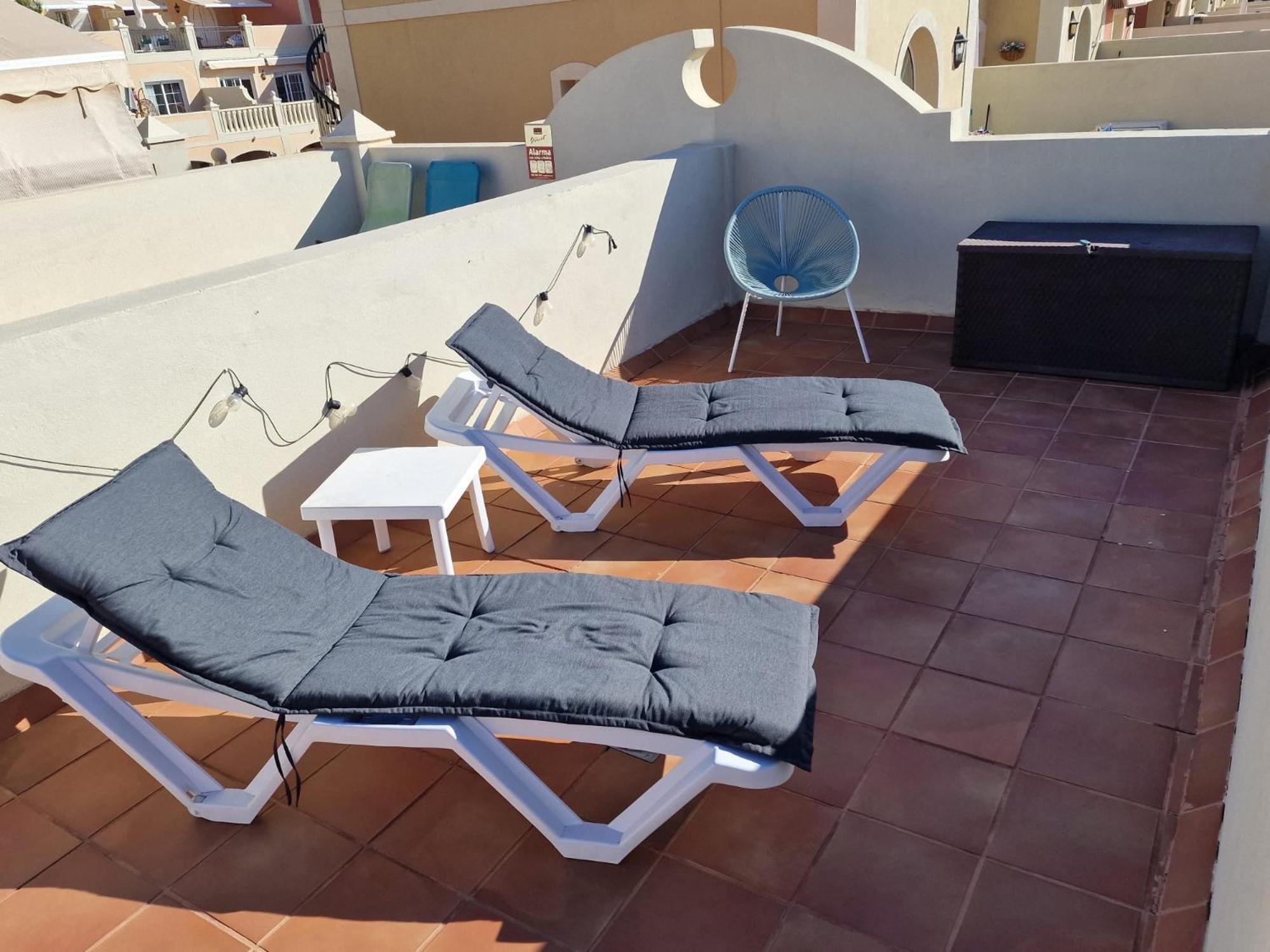 Sunset Rooftop Terrace Apartment Palm-mar Extérieur photo