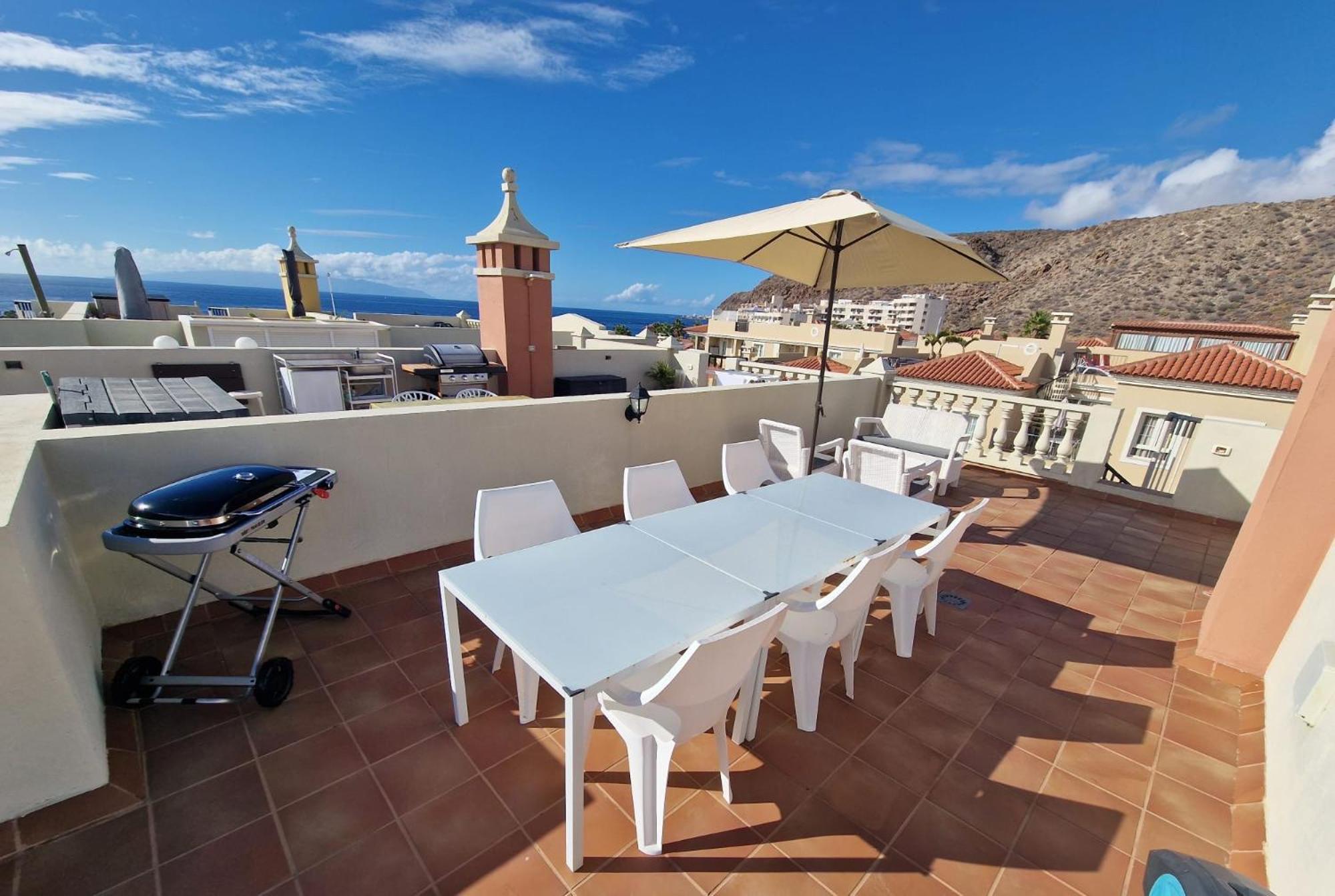 Sunset Rooftop Terrace Apartment Palm-mar Extérieur photo